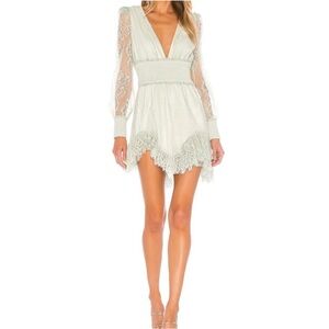 Revolve Dusty Sage Mini Dress-Large